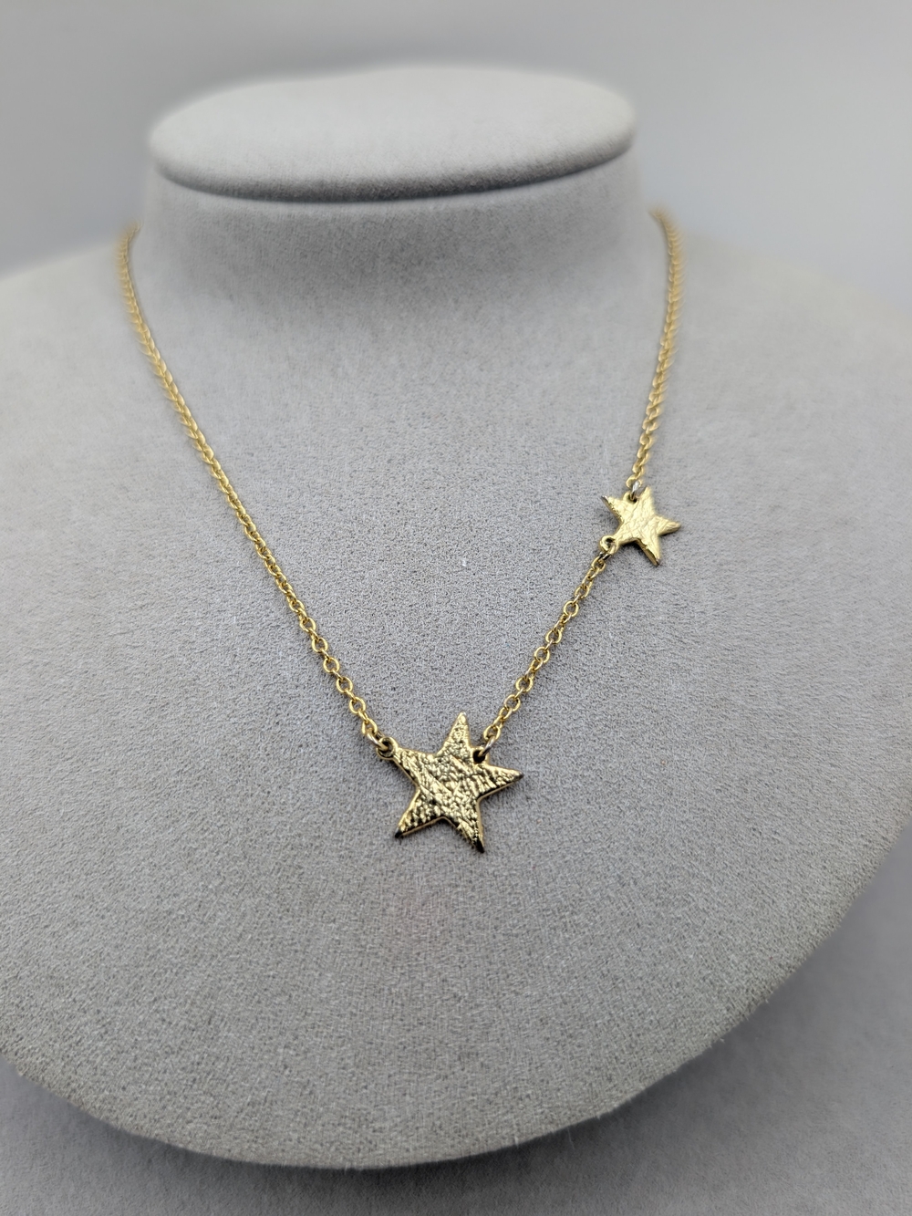 Gorjana Super Star Necklace 18K Gold Plated Double Star | M159